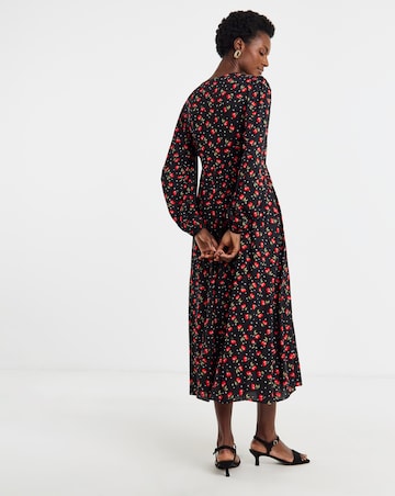 Button Through Tea Dress