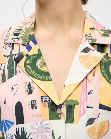 OBJECT Short Sleeve Printed Shirt