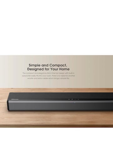 Hisense HS214 2.1ch 80W All-in-One Soundbar & Speaker
