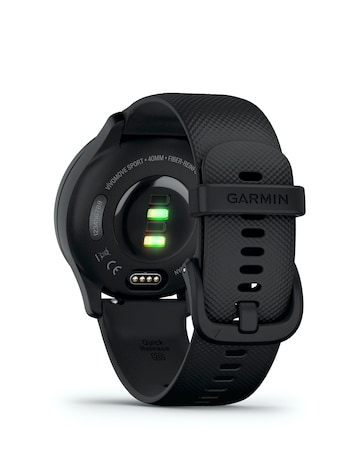 Garmin Vivomove Sport Smart Watch - Black with Silicone Band