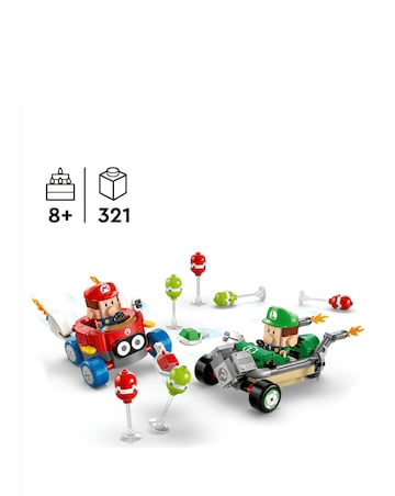 LEGO Super Mario: Mario Kart - Baby Mario vs. Baby Luigi 72034