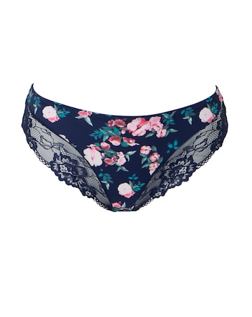 Pretty Secrets Adrianne Floral Midi Brief Knickers