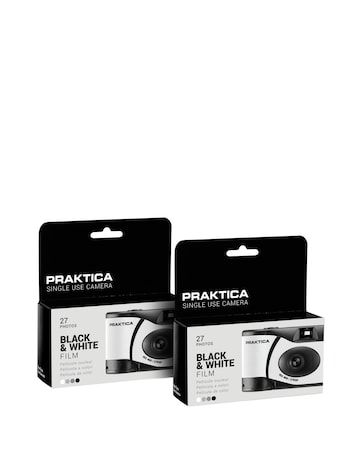 PRAKTICA Disposable Camera - Black & White - Pack of 2