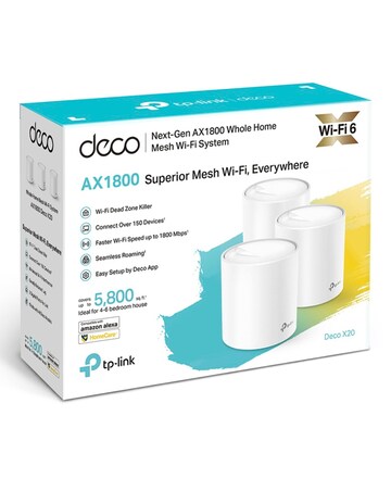TP-Link Deco AX1800 Whole-Home Mesh Wi-Fi 6 System - 3 Pack