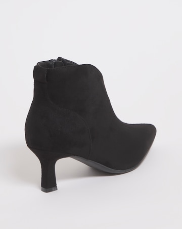 Candy Kitten Heel Shoe Boot Wide E Fit