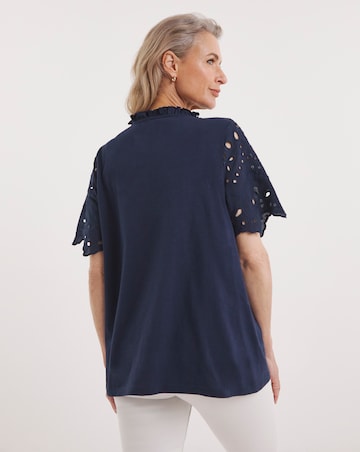 Julipa Cut Out Broderie Top