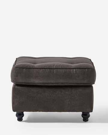 Oakland Faux Leather Footstool
