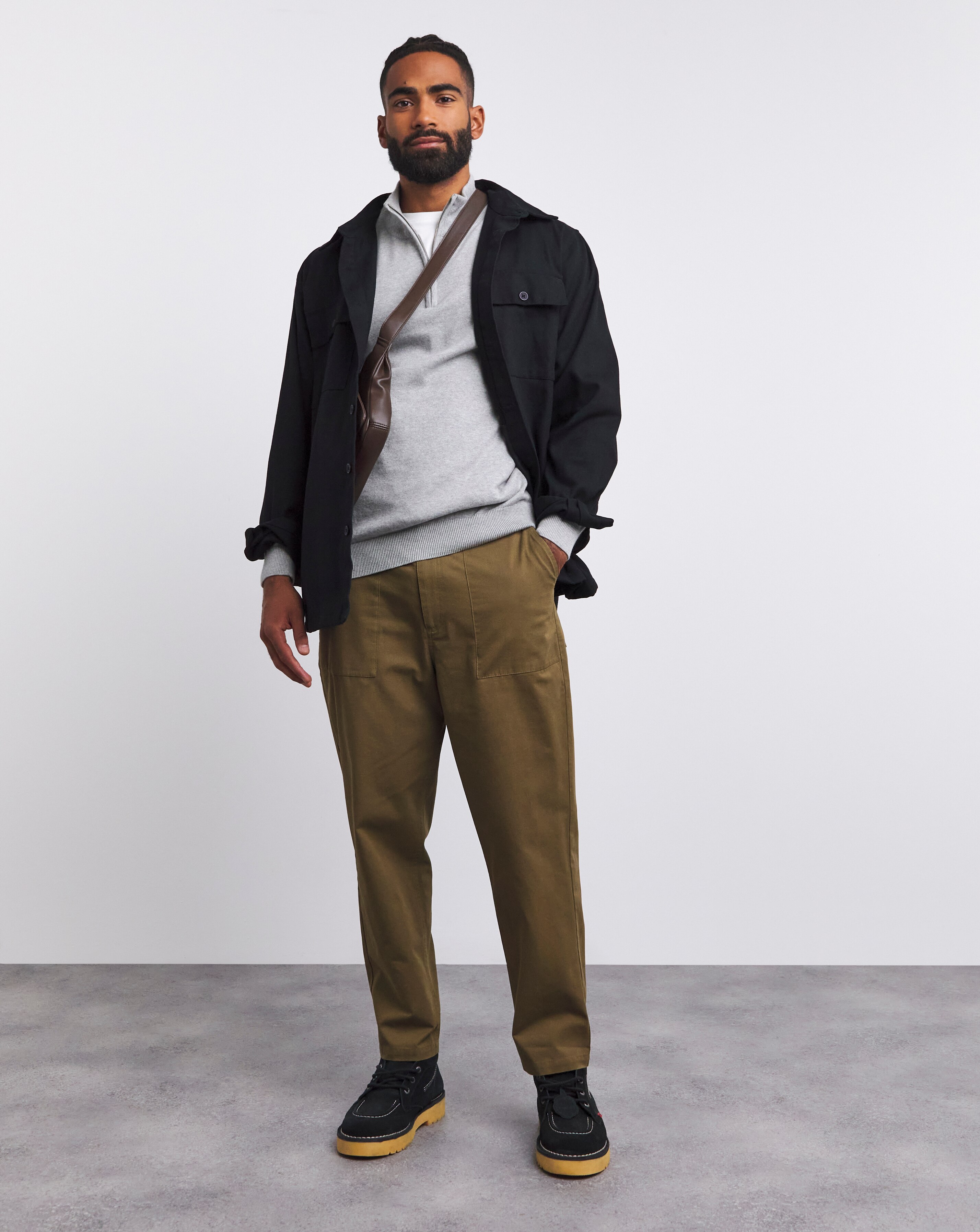 Farah Hawtin Tapered Fit Twill Trouser | JD Williams