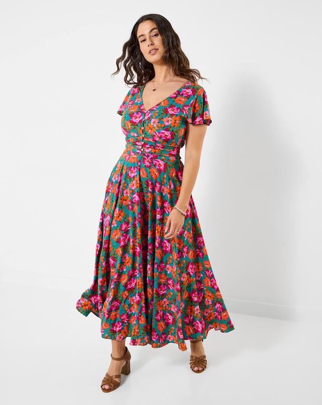 Joe Browns Lara Bold Floral Maxi Dress Petite