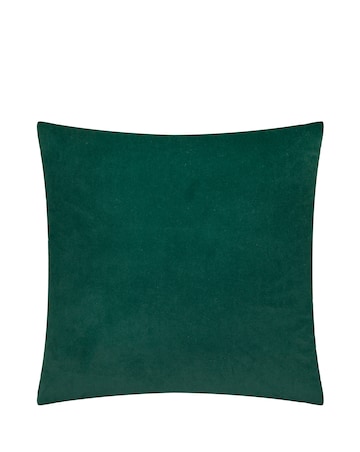 Paoletti Evoke Cut Velvet Large Cushion Cover - Emerald