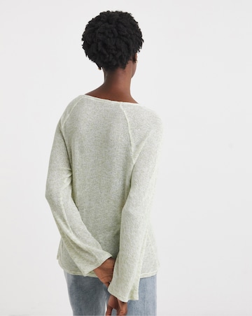 Space Dye Textured Slouch Top
