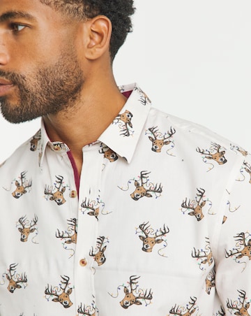 Joe Browns Christmas Reindeer Shirt Long