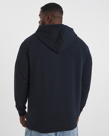 Jack & Jones Beau Logo Hoodie - Navy