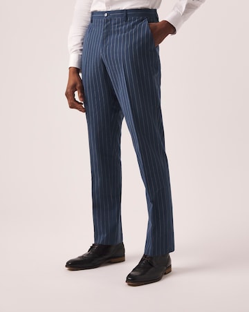 Joe Browns Striped Cotton Linen Suit Trousers