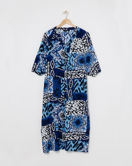 Printed Kaftan Dress