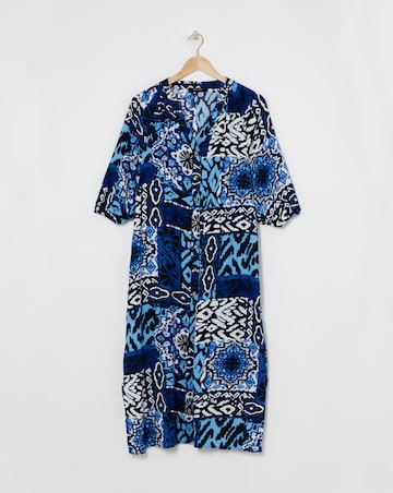 Printed Kaftan Dress