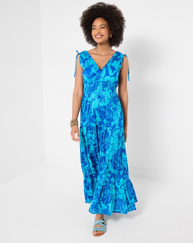 Joe Browns Favourite Ocean Tone Floral Maxi Dress