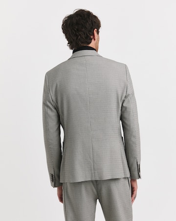 Double Breasted Puppytooth Blazer