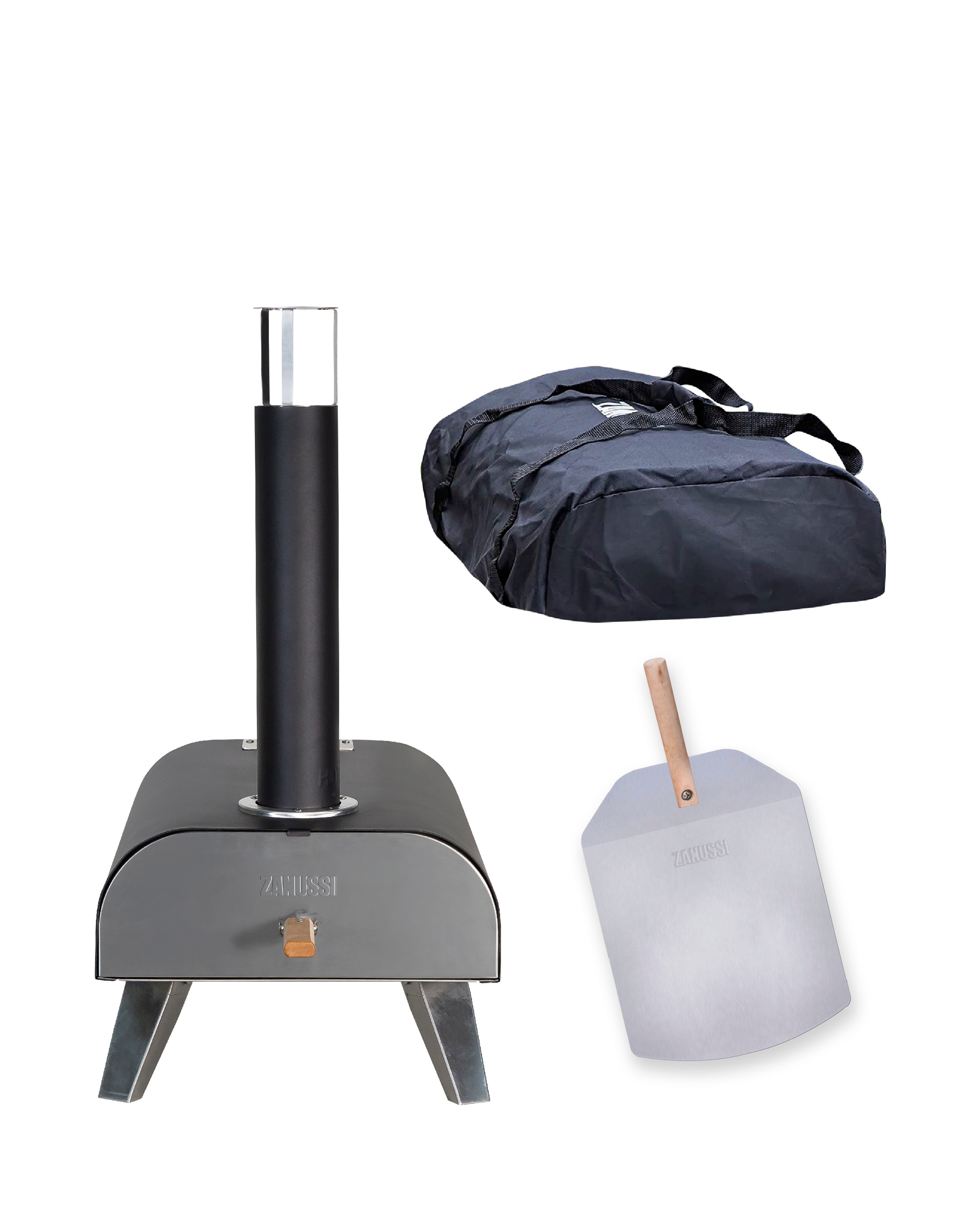 Zanussi BBQ Pizza Oven with Paddle & Cover | JD Williams