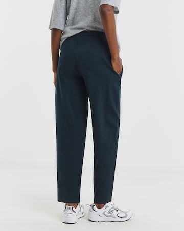 Navy Barrel Leg Joggers