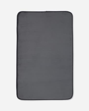 Catherine Lansfield Anti Bacterial Memory Foam Bath Mat - Charcoal