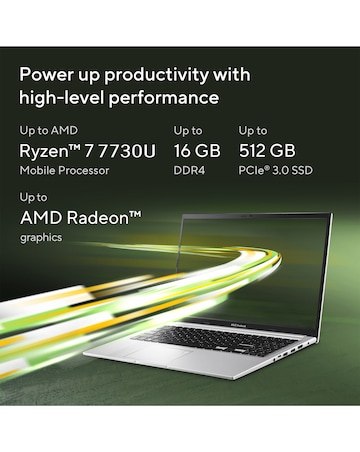 ASUS Vivobook 15 - M1502YA 15.6in AMD Ryzen 7 FHD 16GB 512GB - Silver