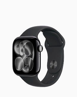 Apple Watch Series 11 GPS 42mm - Jet Black Aluminium/Black Sport Band - S/M