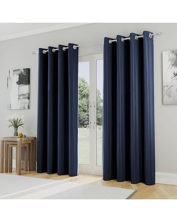 Supersoft Light Filtering Thermal Eyelet Curtains