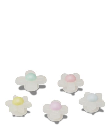 Crocs Jibbitz Iridescent Flowers 5 Pack