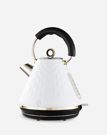 Swan Gatsby 1.7Litre White Kettle