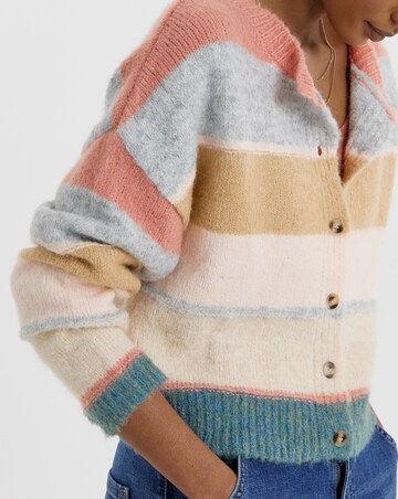 Jdy Cassidy Life L/S O-Neck Stripe Cardigan