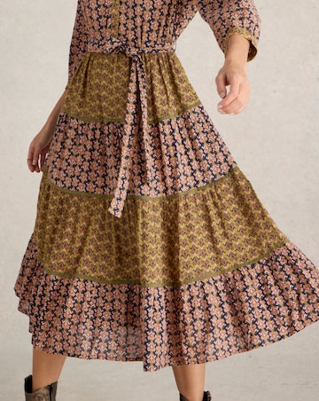 White Stuff Mabel Mixed Print Dress