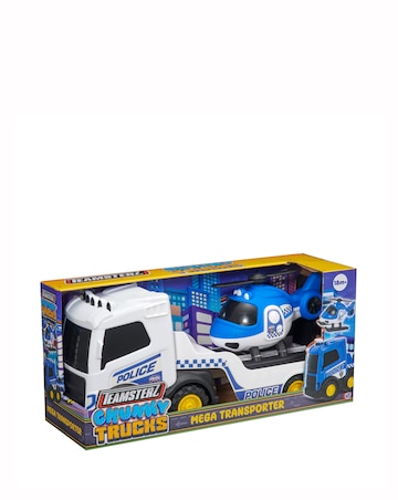 Tiny Teamsterz Chunky Trucks Police Mega Transporter