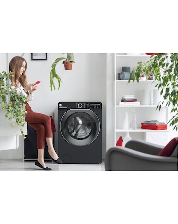 Hoover H-WASH 500 HW412AMBCB 12kg Washing Machine + Installation