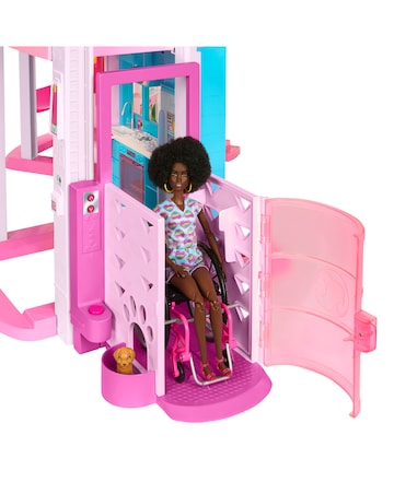 Barbie Dreamhouse Playset with 75+ Accessories & 3-Story Slide
