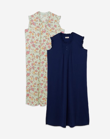 Julipa (2 Pack) Value Floral Nighties