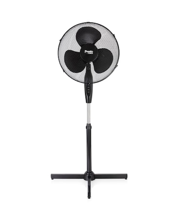 Tower 16 Inch Oscillating Black Stand Fan