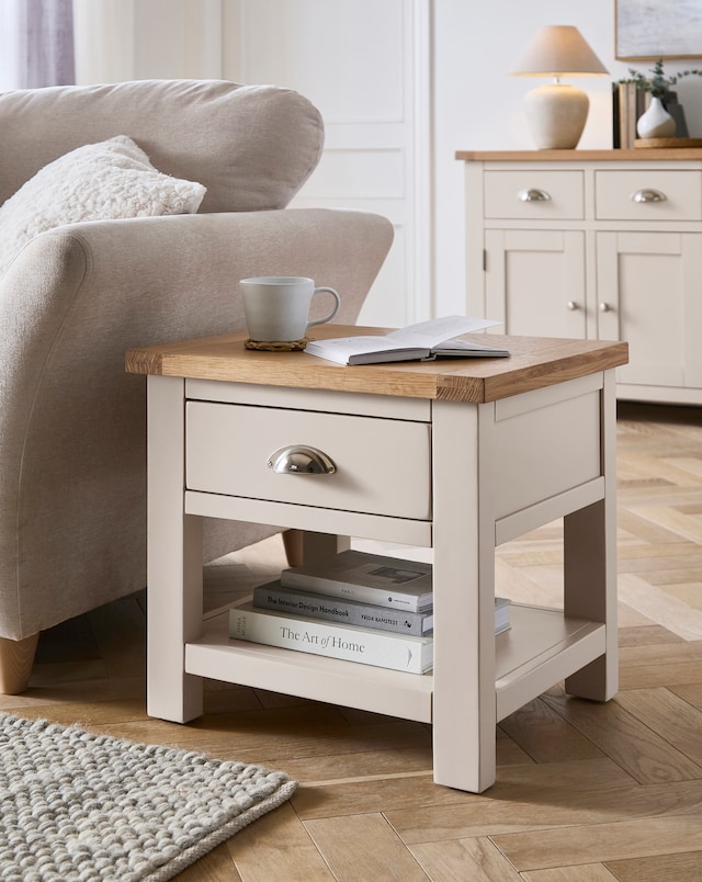 Sadie Ready Assembled Wooden Side Table