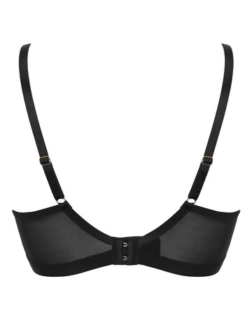 Pour Moi Geo Sculpt Fuller Bust Non Wire Bralette Black