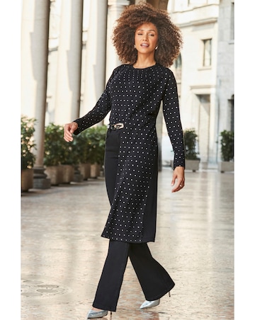 Sosandar Heatseal Fine Knit Midi Cardi