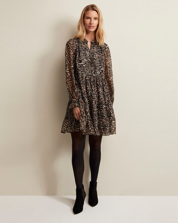 Phase Eight Shreya Lepoard Swing Dress