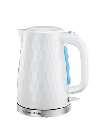 Russell Hobbs 26050 Textured Honeycomb White Kettle