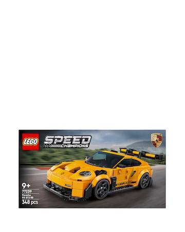 LEGO Speed Champions Porsche 911 GT3 RS Super Car Toy, Model Kit 77239