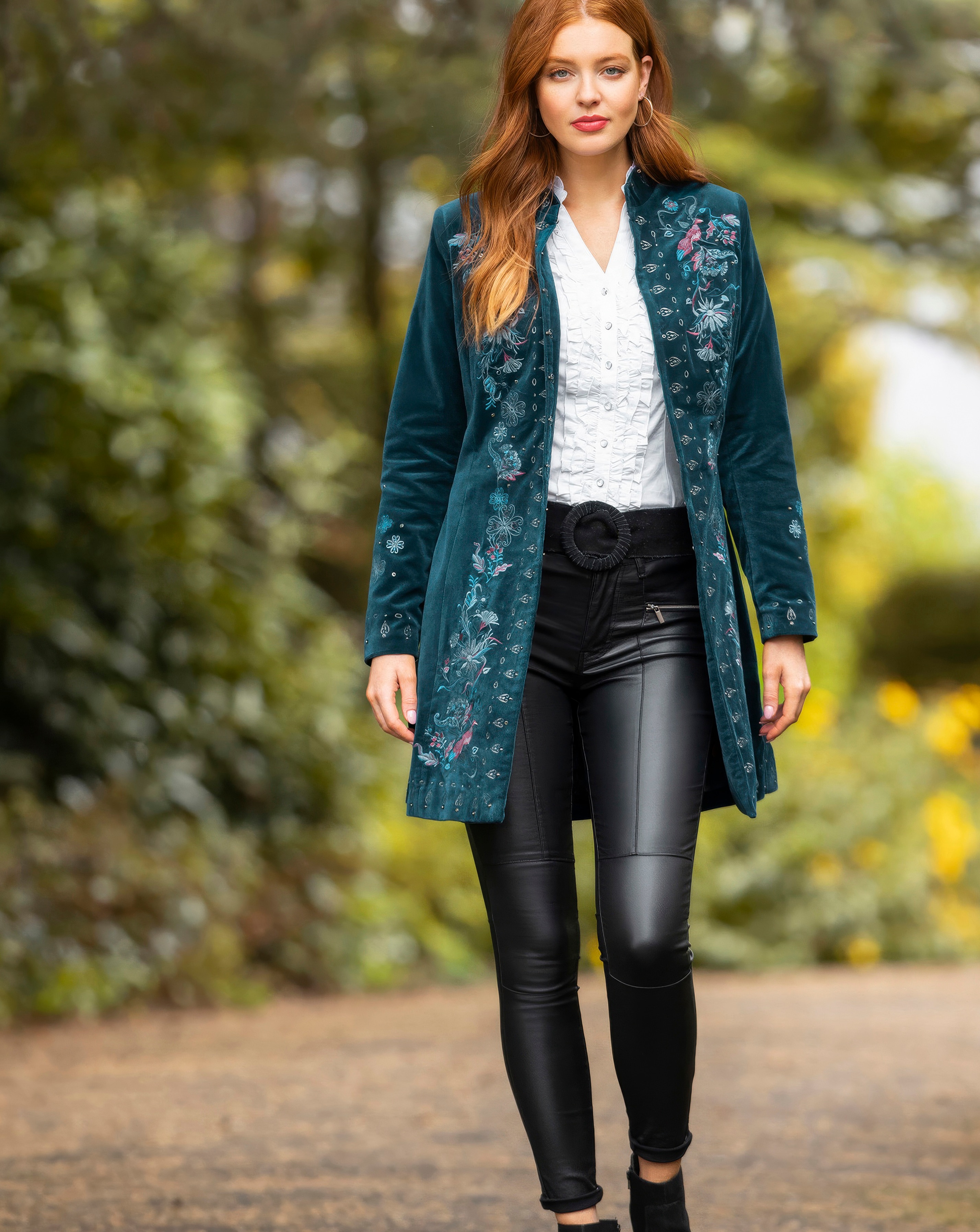 Joe Browns Boutique Embroidered Coat JD Williams - Main Image