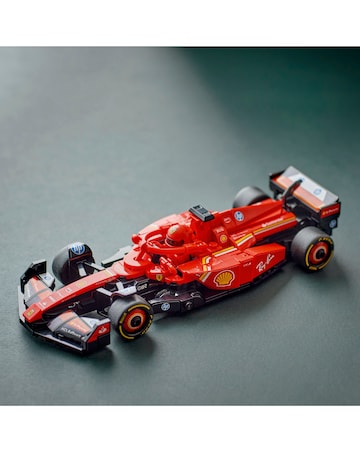 LEGO Speed Champions Ferrari SF-24 F1 Race Car Toy Vehicle and Driver Set 77242