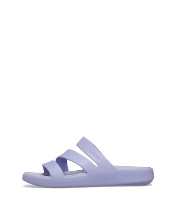 Crocs Purple Getaway Strappy Slider Sandals -Standard Fit (D)