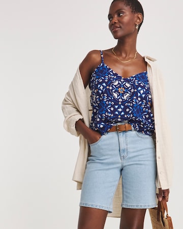 Printed Strappy Cami