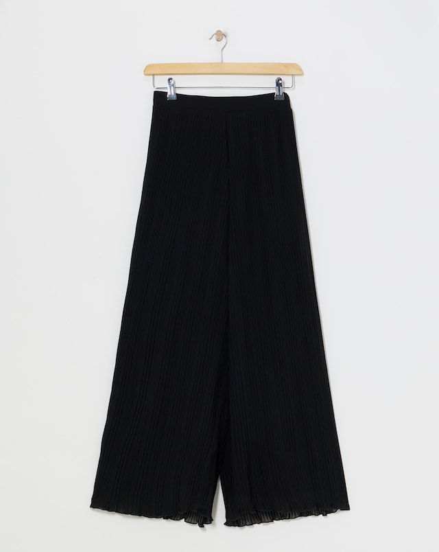 Joanna Hope Pleated Palazzo Chiffon Trouser