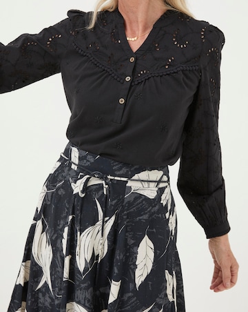 FatFace Kerry Broderie Top