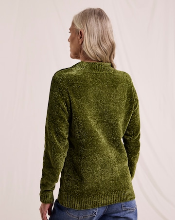 Julipa Button Neck Chenille Jumper